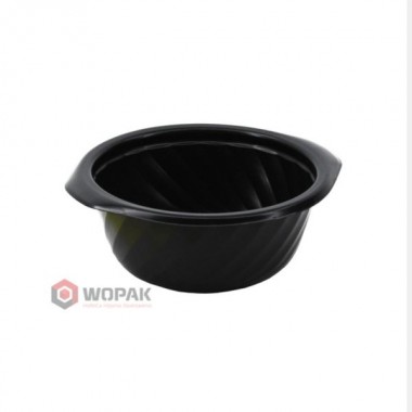 Poj. Do zgrzewu okr. PP 400ml czarny a'100 BOL 400N Guillin