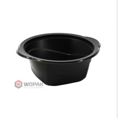 Poj. Do zgrzewu miska PP 500ml czarna a'600 D-5500C Guillin