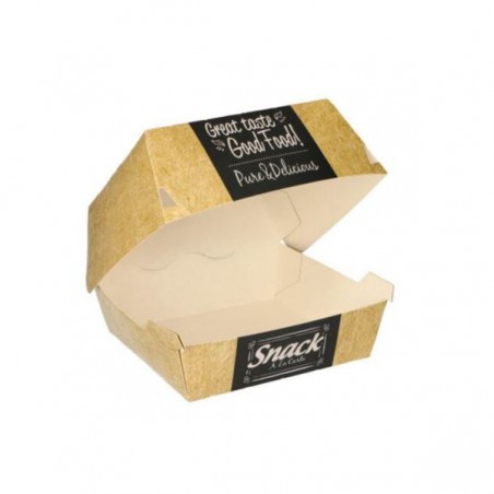 Pudełko hamburger box 12,5x12,5x7cm średni a'50