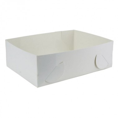Pudełko cukiernicze 25x18x8cm białe a'100