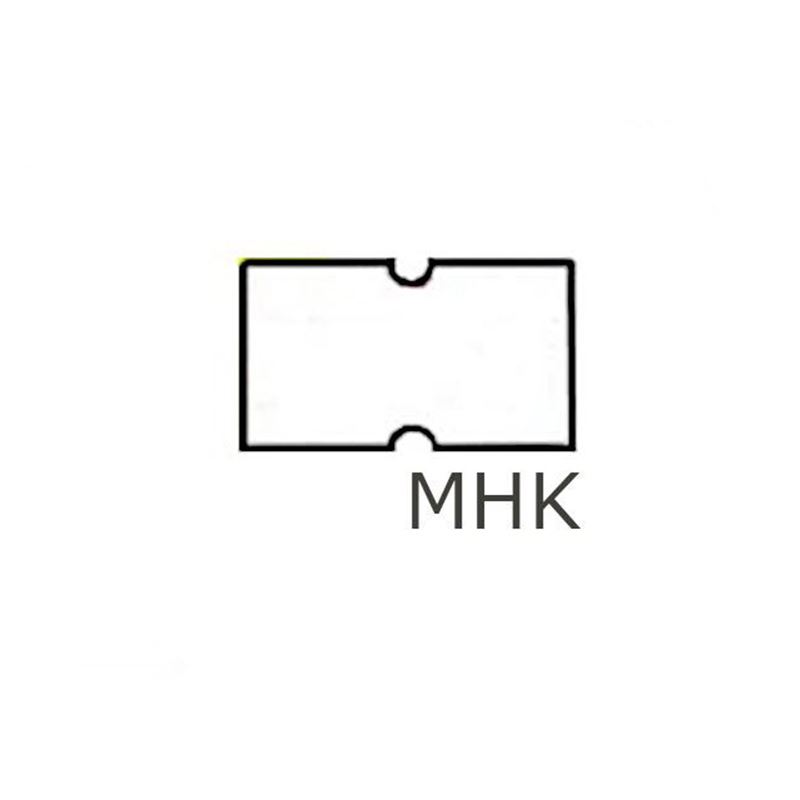 Taśmy do metkownic MHK1 białe 22x12mm jednorzędowa, prosta a'5