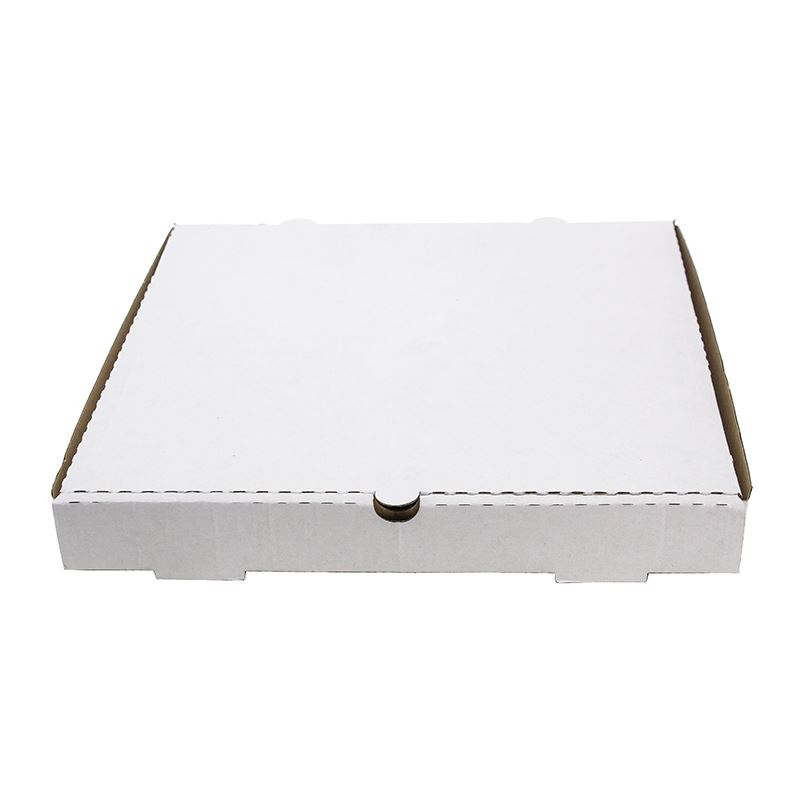 Karton na pizzę 30x30cm biało/szary boki proste a'100