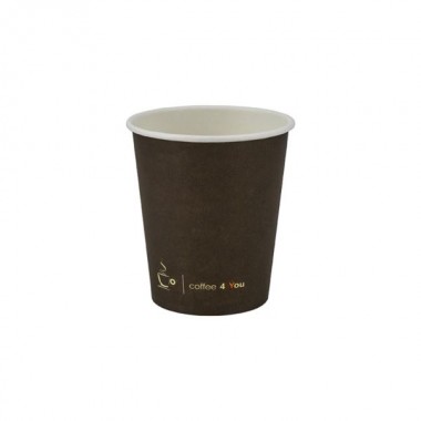 Kubek papierowy 250ml z nadrukiem 80mm Coffee 4 You a'100