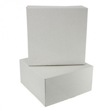 Pudełko cukiernicze 22x22x11cm białe a'50