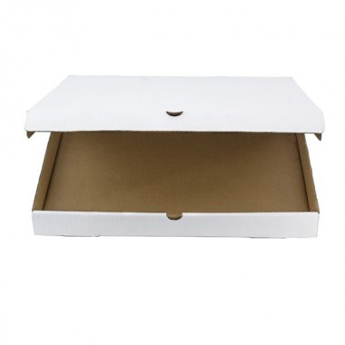 Karton na pizzę 22x22cm biało/szary boki proste 100 szt