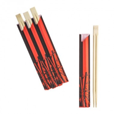 Pałeczki bambusowe do sushi 21 cm 100szt pojedynczo pakowane