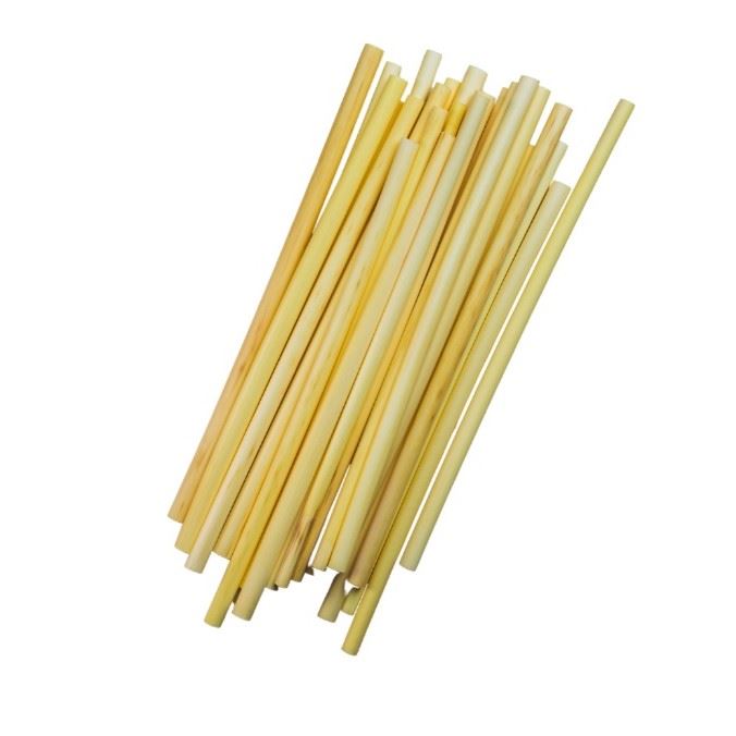 Słomki naturalne, ekologiczne, trzcina cukrowa 10x250mm 50szt.