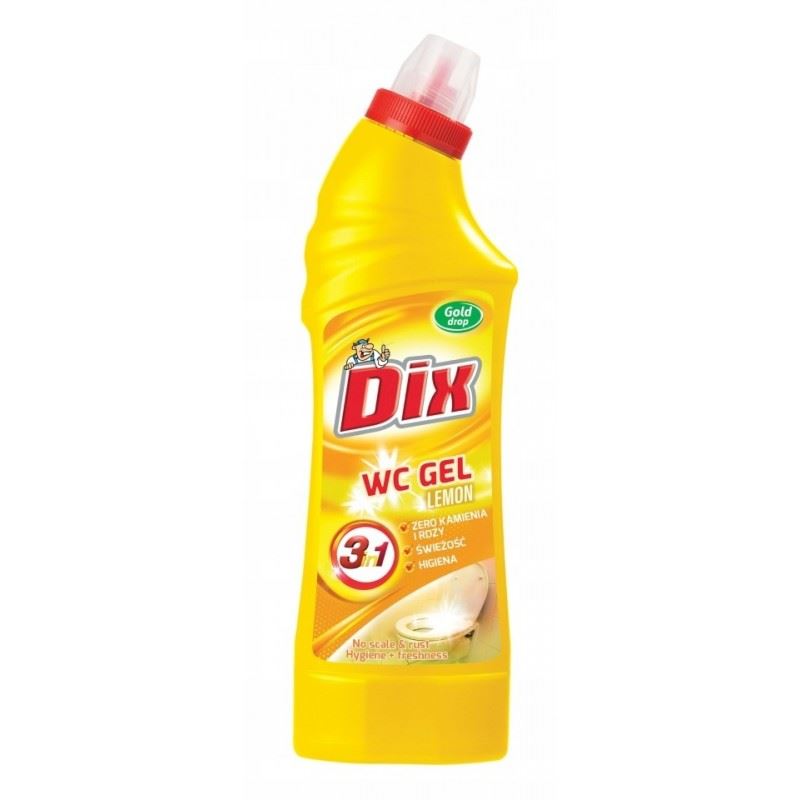 Płyn do wc, żel 750ml Lemon Fresh Dix