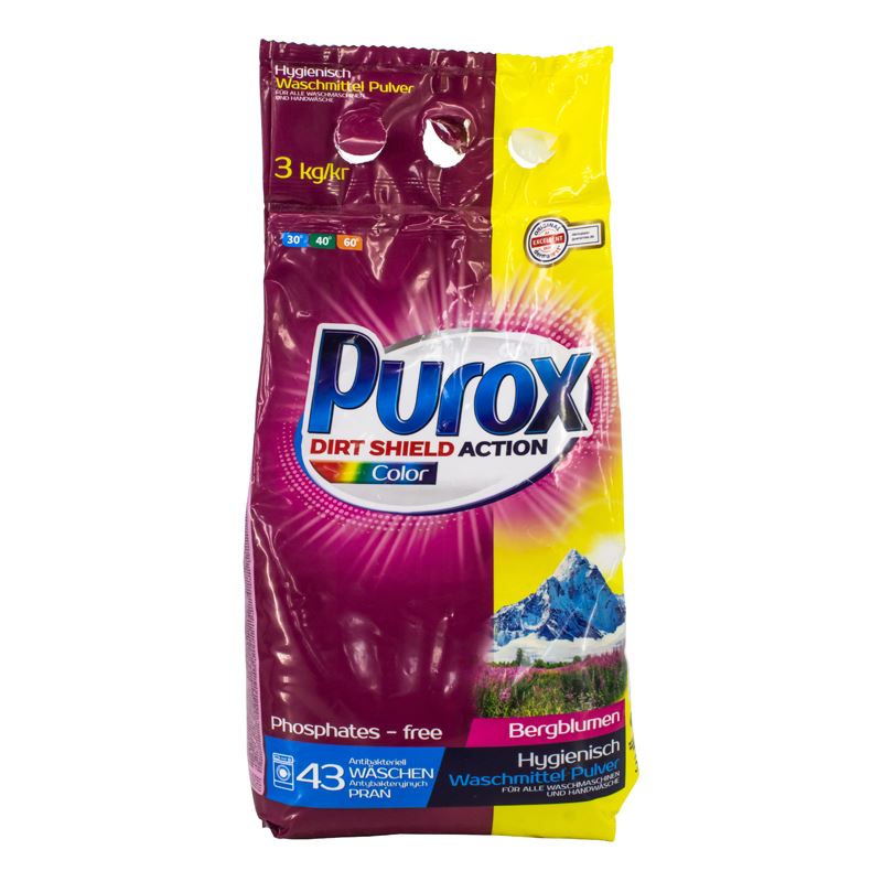 Proszek do prania Purox Color 3kg worek