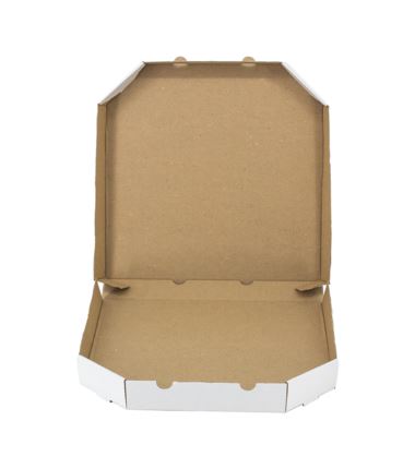 Karton na pizzę 50x50cm biało/szary boki ścięte 50szt