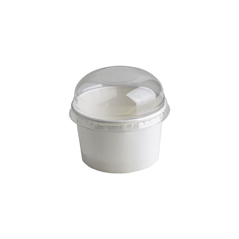Miseczka papierowa na lody 130ml biała 25szt