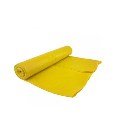 Worki na śmieci 120l LDPE żółty 10szt