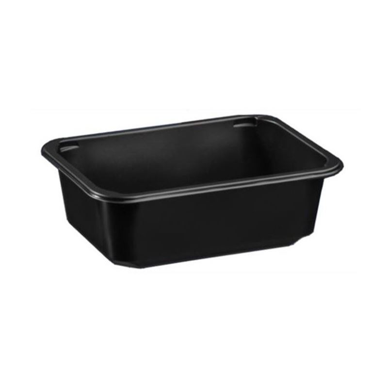 Pojemnik do zgrzewu 187x137x63 czarny 1-dzielny W1/603D 640szt