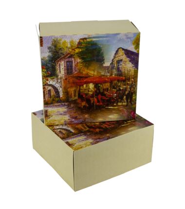 Pudełko cukiernicze nadruk 18x18x9cm Prowansja 50szt