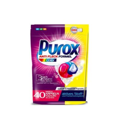 Kapsułki do prania 720g Purox Color 40szt