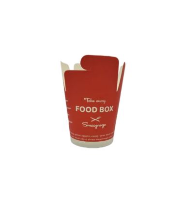 Pojemnik kebab Food Box 500ml czerwony 50szt