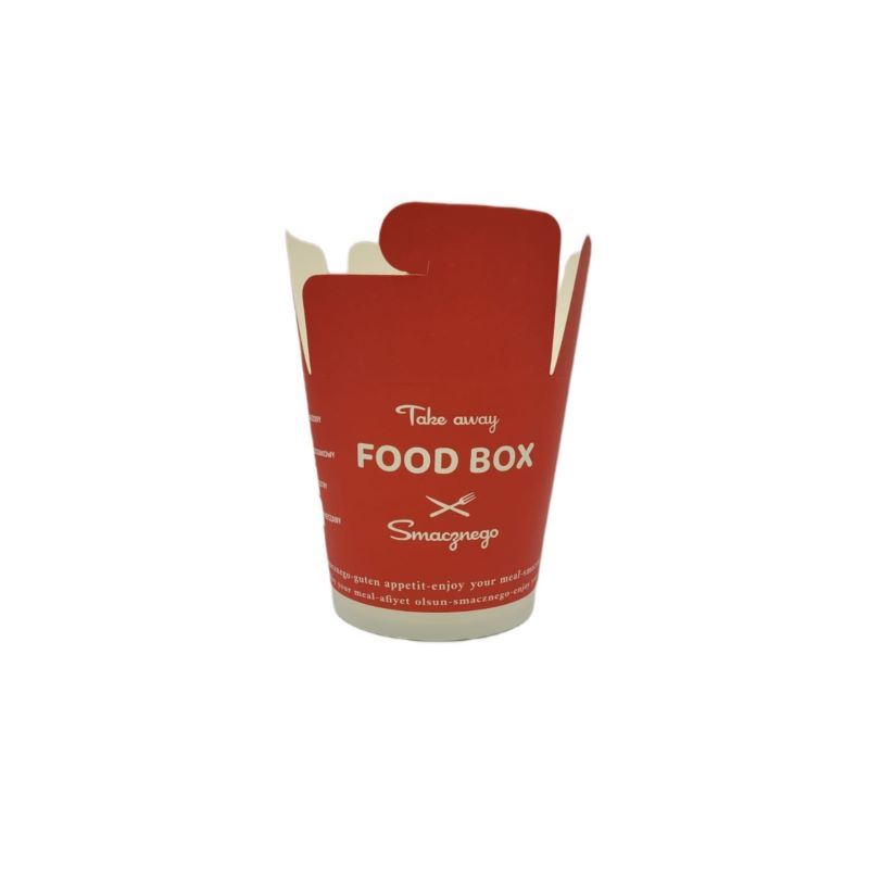 Pojemnik kebab Food Box 500ml czerwony 50szt