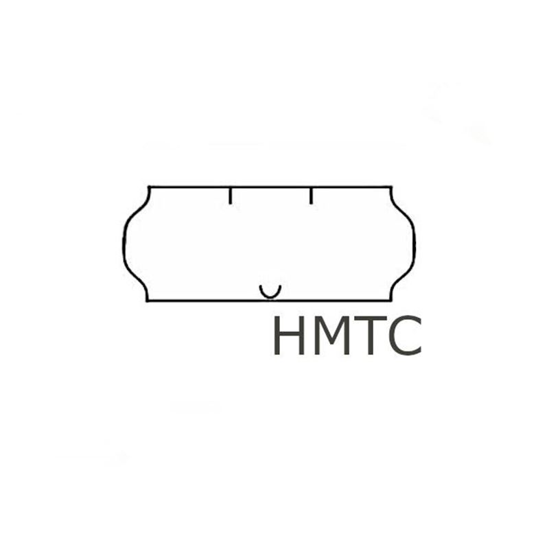 Taśmy do metkownic Meto1 białe 26x12mm jednorzędowa, falowana 5szt