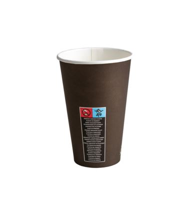 Kubek papierowy 400ml 90mm z nadrukiem Coffee 4 You 50szt