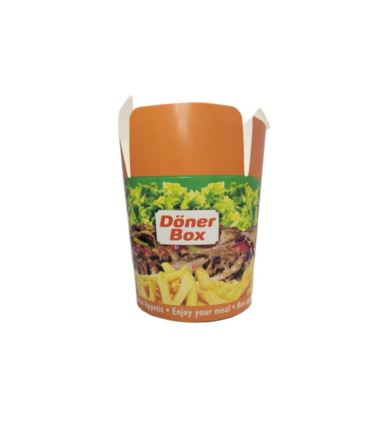 Pojemnik kebab box 750ml z nadrukiem 50szt