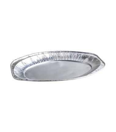 Półmisek aluminiowy owalny 348x248x23 mm 25szt V1