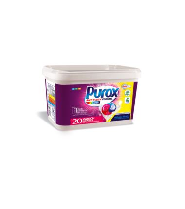 Kapsułki do prania 360g Purox Color 20szt