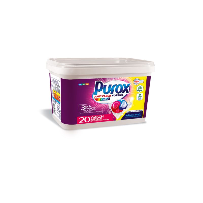 Kapsułki do prania 360g Purox Color 20szt