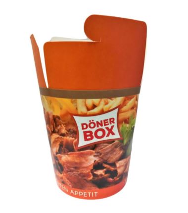 Pojemnik kebab box 1000ml z nadrukiem 50szt