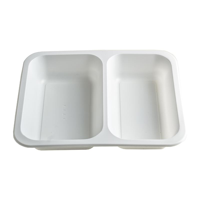 Pojemnik do zgrzewu 227x178x40 biały 2-dzielny 400szt