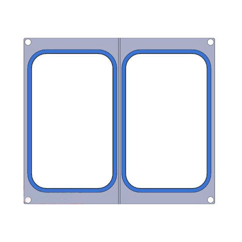 Ramka do zgrzewarki 178x113 mm dwie tacki MP