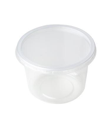 Pojemnik PP fi115 500ml transparentny 8118C 50szt