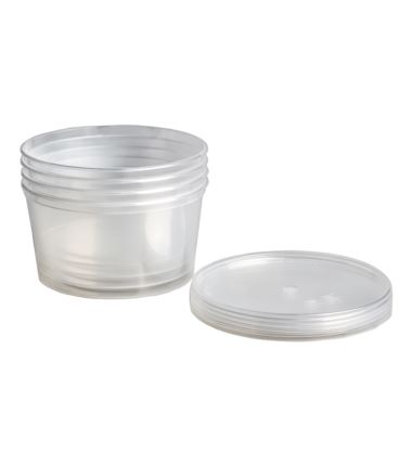 Pojemnik PP fi125 500ml transparentny + przykrywka PRE125500CV8C 25szt