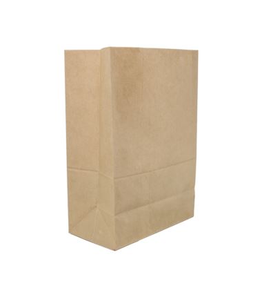 Torba papierowa klockowa brązowa 28x16x42 250szt