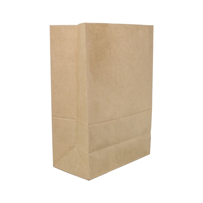 Torba papierowa klockowa brązowa 28x16x42 250szt