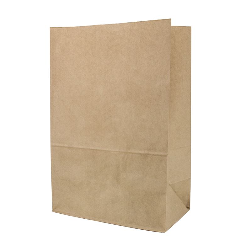 Torba papierowa klockowa brązowa 28x16x42 250szt
