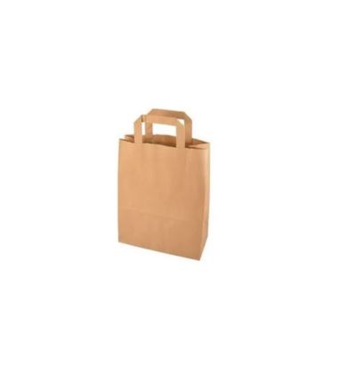 Torebka papierowa brązowa z uchem 250szt 180x110x265