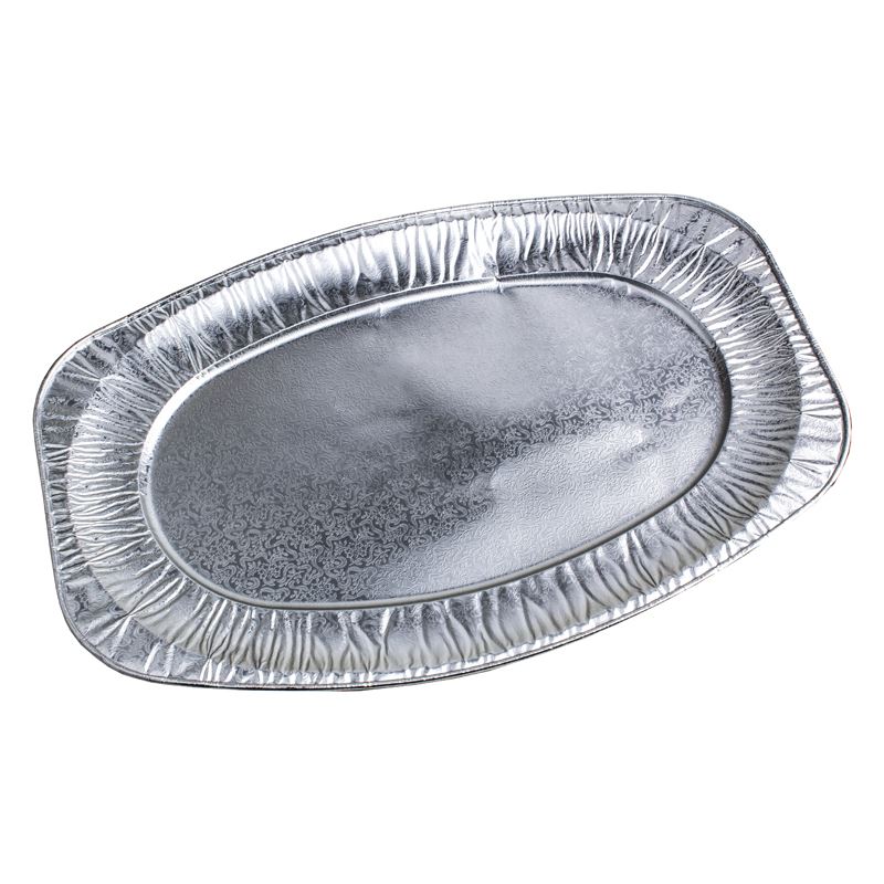 Półmisek aluminiowy owalny 545x360 10szt V3