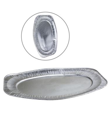 Półmisek aluminiowy owalny 545x360 10szt V3