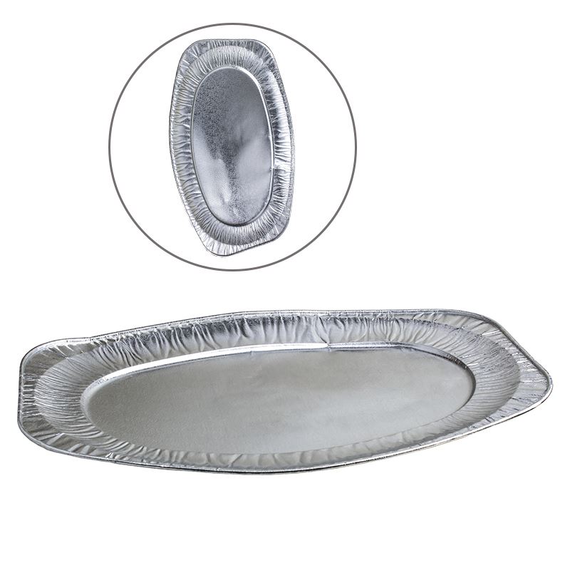 Półmisek aluminiowy owalny 545x360 10szt V3
