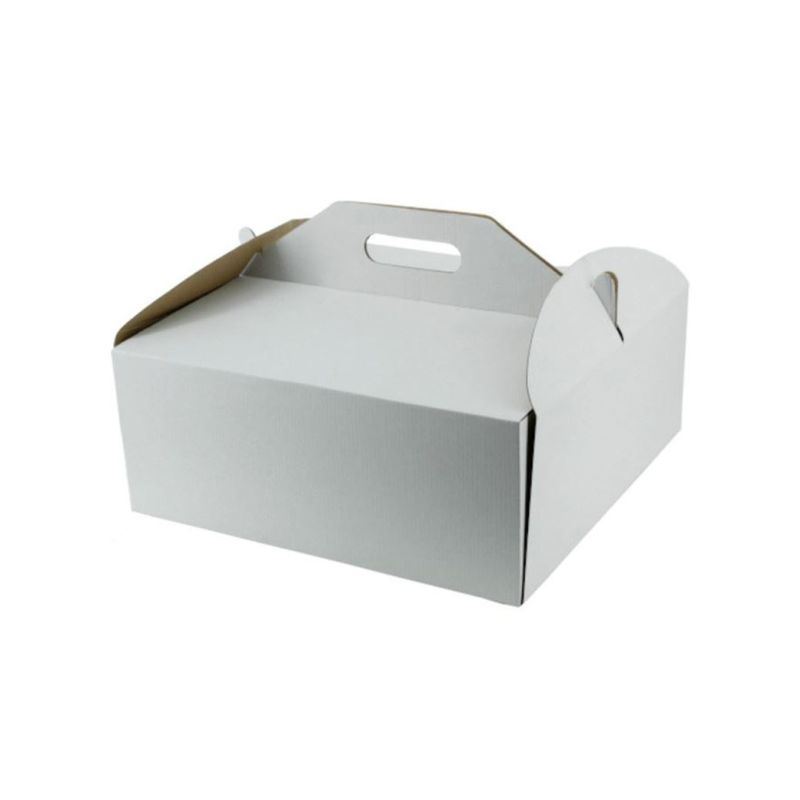 Pudełko na tort białe 28x28x12cm 25szt