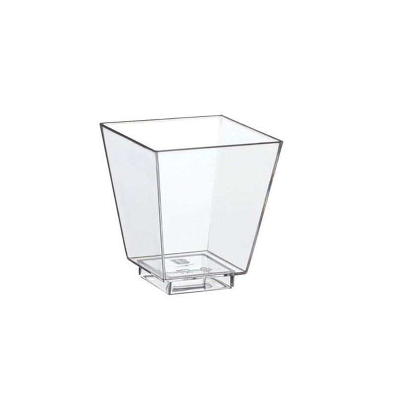 Pojemnik na przekąski fingerfood PS pucharek PIRAMIDA 50ml 50szt