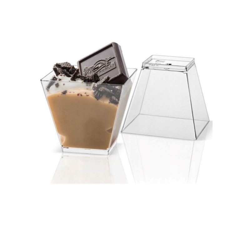 Pojemnik na przekąski fingerfood PS pucharek PIRAMIDA 50ml 50szt