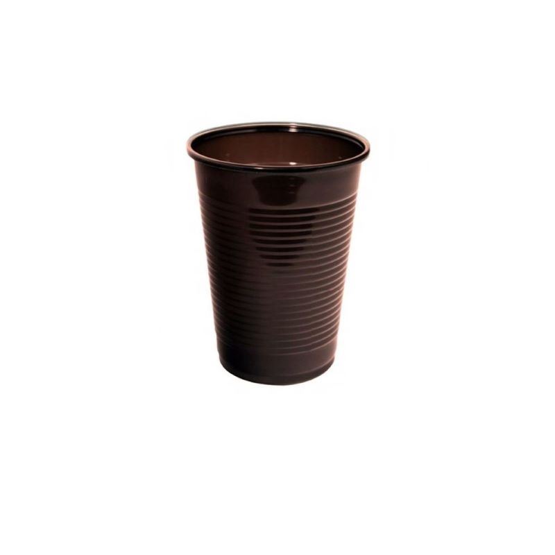 Kubek plastikowy PP fi70 200ml brązowy 100szt