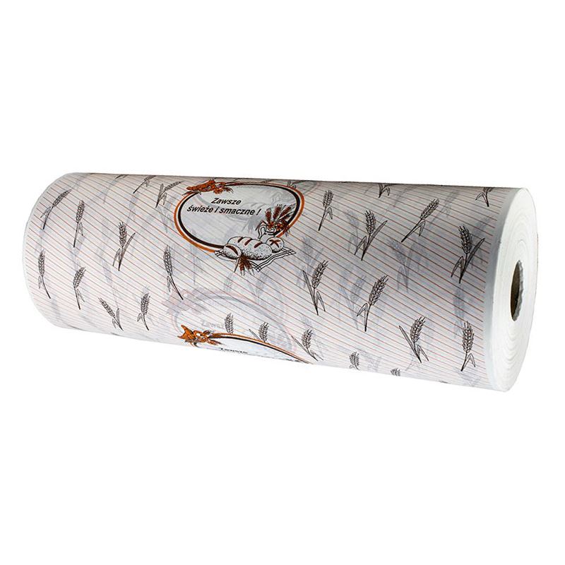 Papier do pakowania artykułów spożywczych z nadrukiem 50cm 10kg