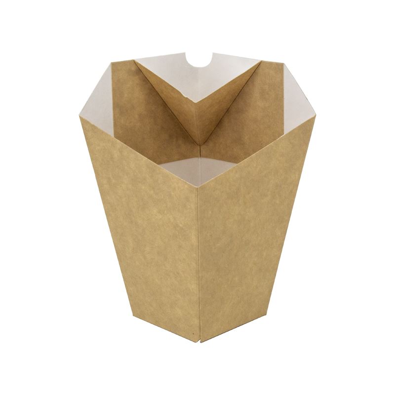 Rożki na frytki z miejscem na dip 80x80x100/155 100szt