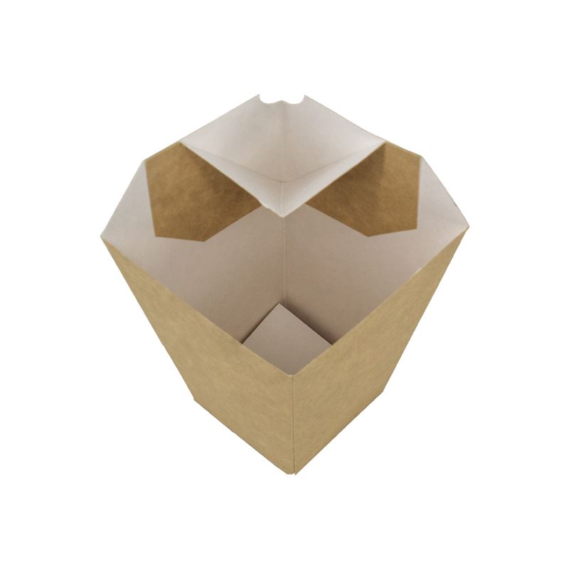 Rożki na frytki z miejscem na dip 80x80x100/155 100szt