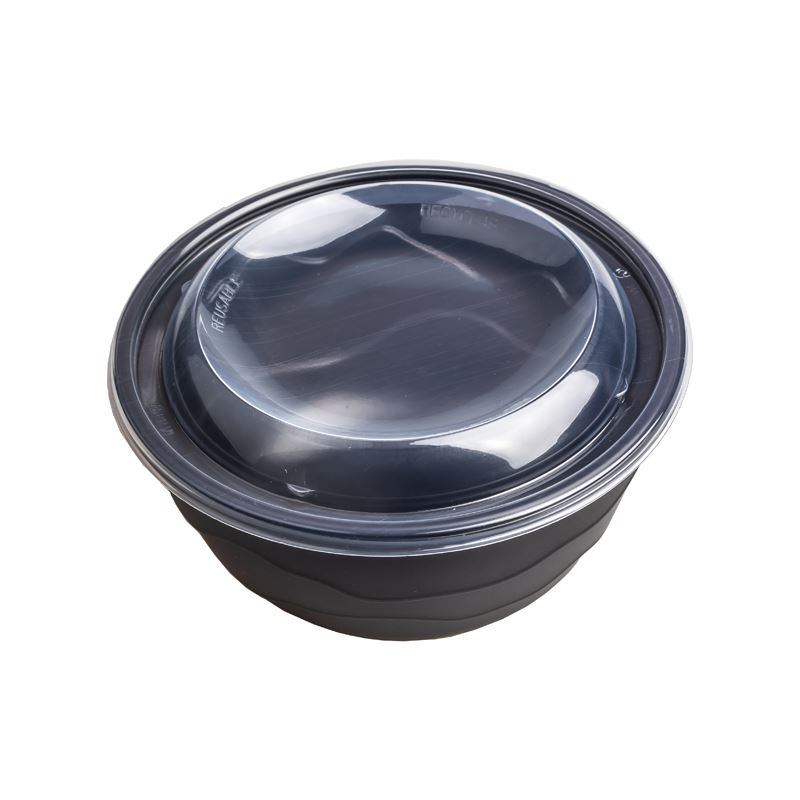 Miska wielorazowa czarna PP 1300 ml 20szt Guillin