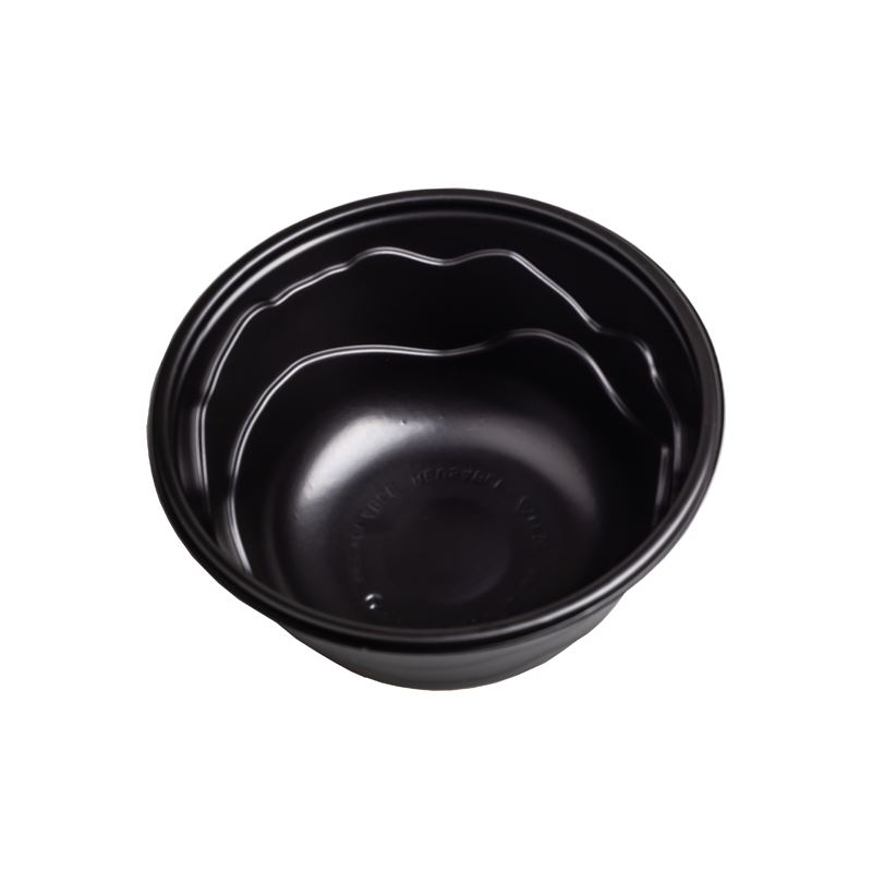 Miska wielorazowa czarna PP 750ml 20szt Guillin