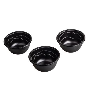 Miska wielorazowa czarna PP 750ml 20szt Guillin