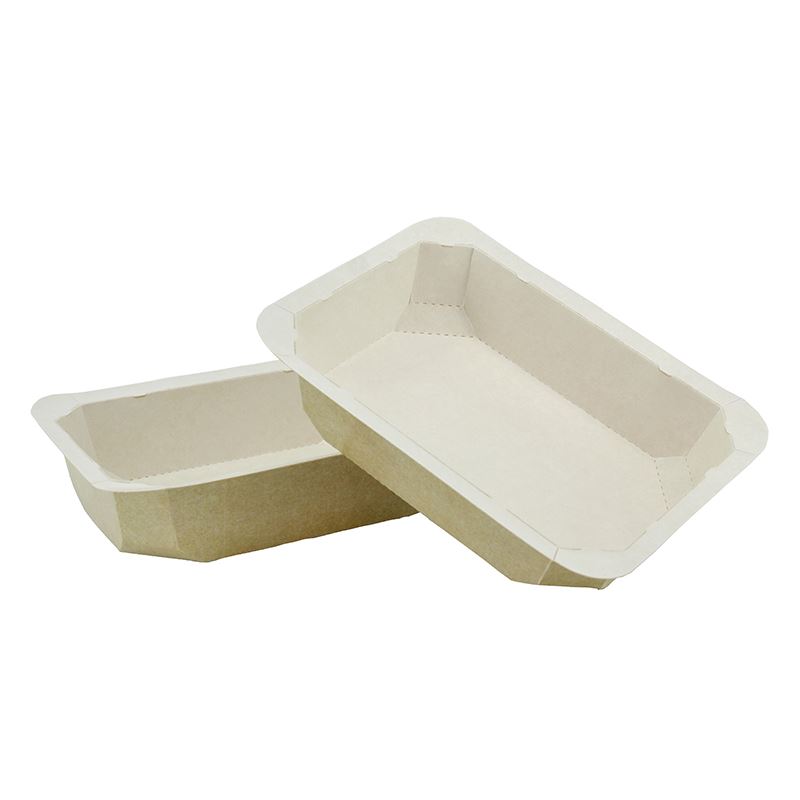 Pojemnik do zgrzewu z papieru kraft 750ml a'65 192x137x41 mm Guillin